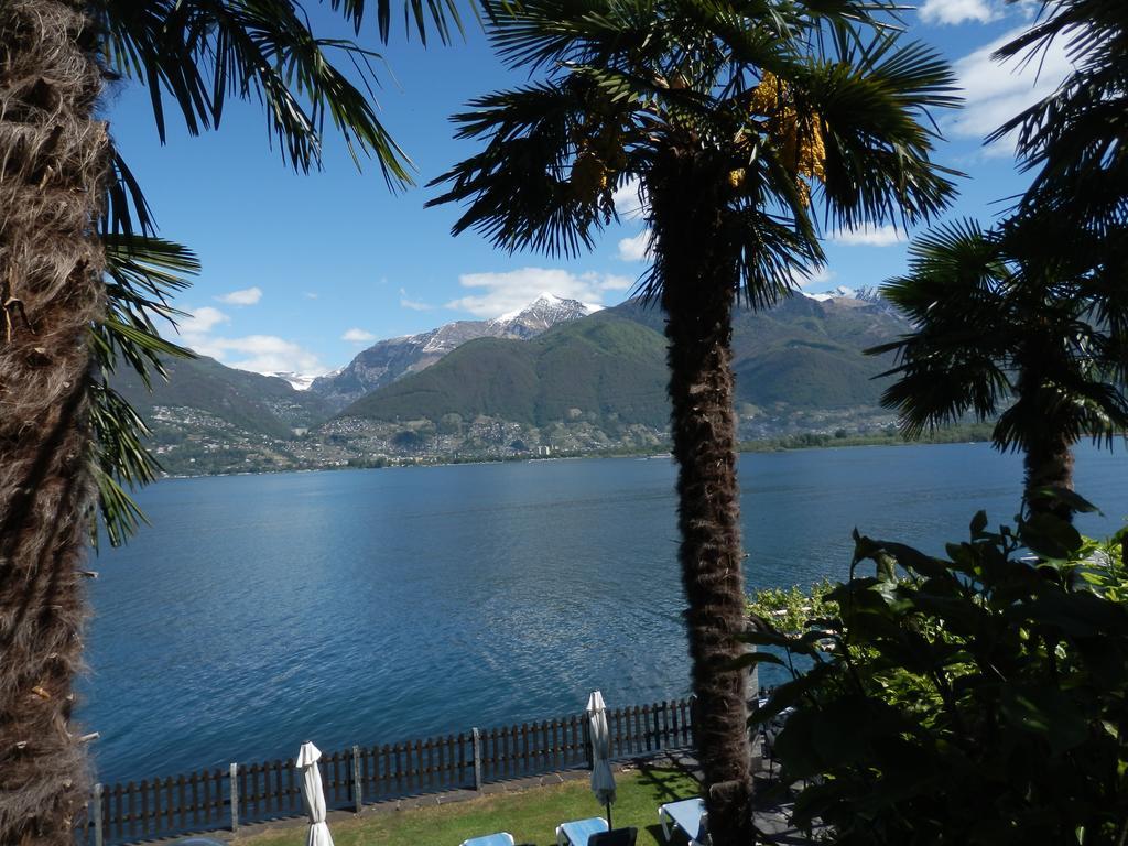 Luxerioeses Apartment 52 Viralago Mit Privatstrand Gambarogno Buitenkant foto