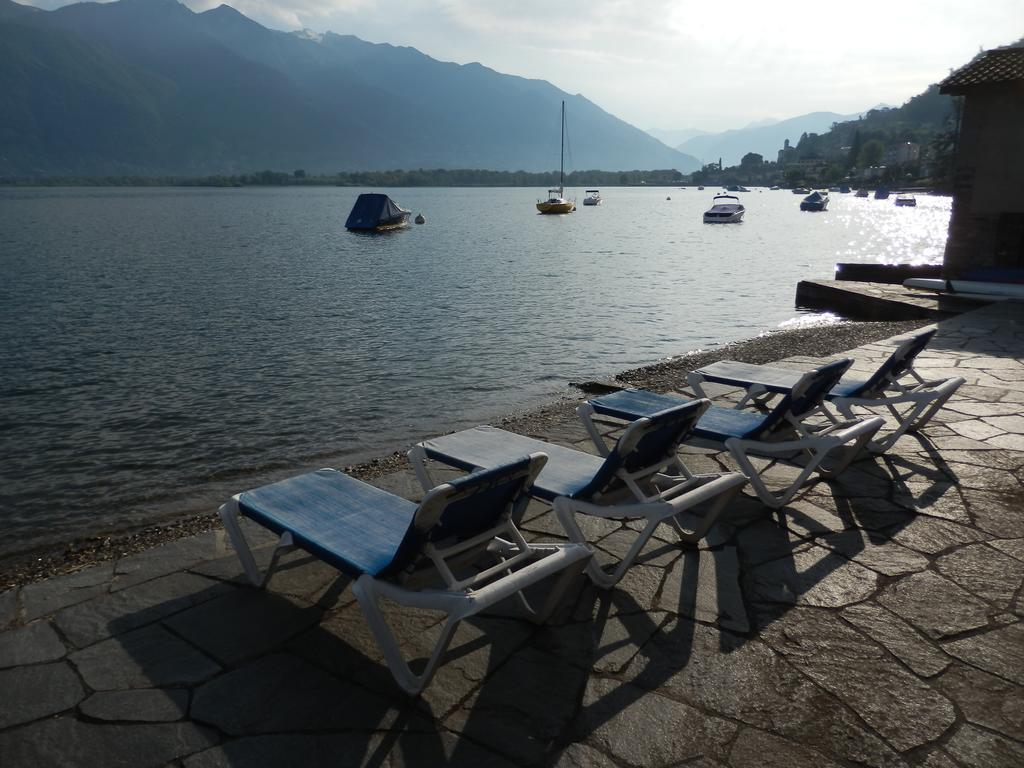 Luxerioeses Apartment 52 Viralago Mit Privatstrand Gambarogno Buitenkant foto