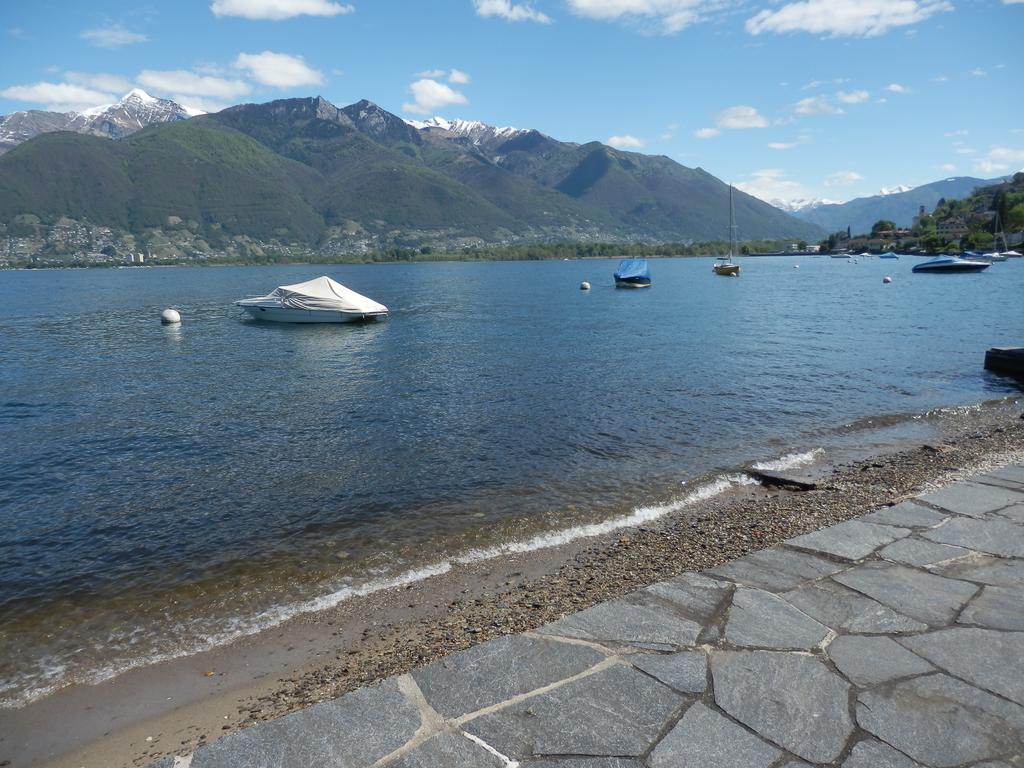 Luxerioeses Apartment 52 Viralago Mit Privatstrand Gambarogno Buitenkant foto