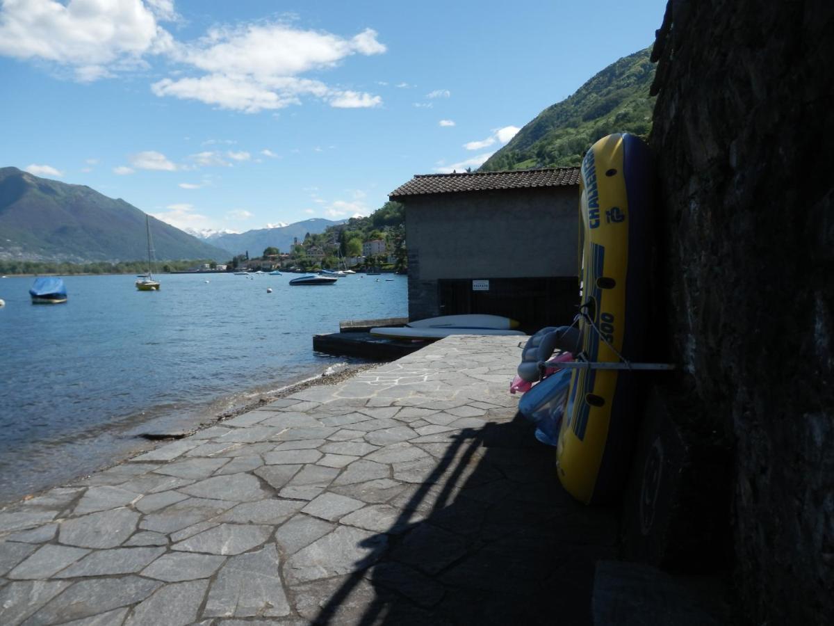 Luxerioeses Apartment 52 Viralago Mit Privatstrand Gambarogno Buitenkant foto